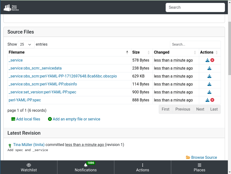 OBS - Package - First commit